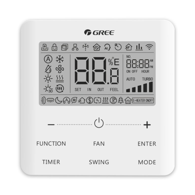 Gree U-Match Wall wired controller XE7A-24/HC with WiFi function
